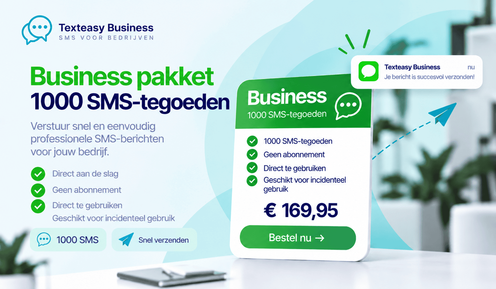 SMS-pakket Business - 1000 SMS