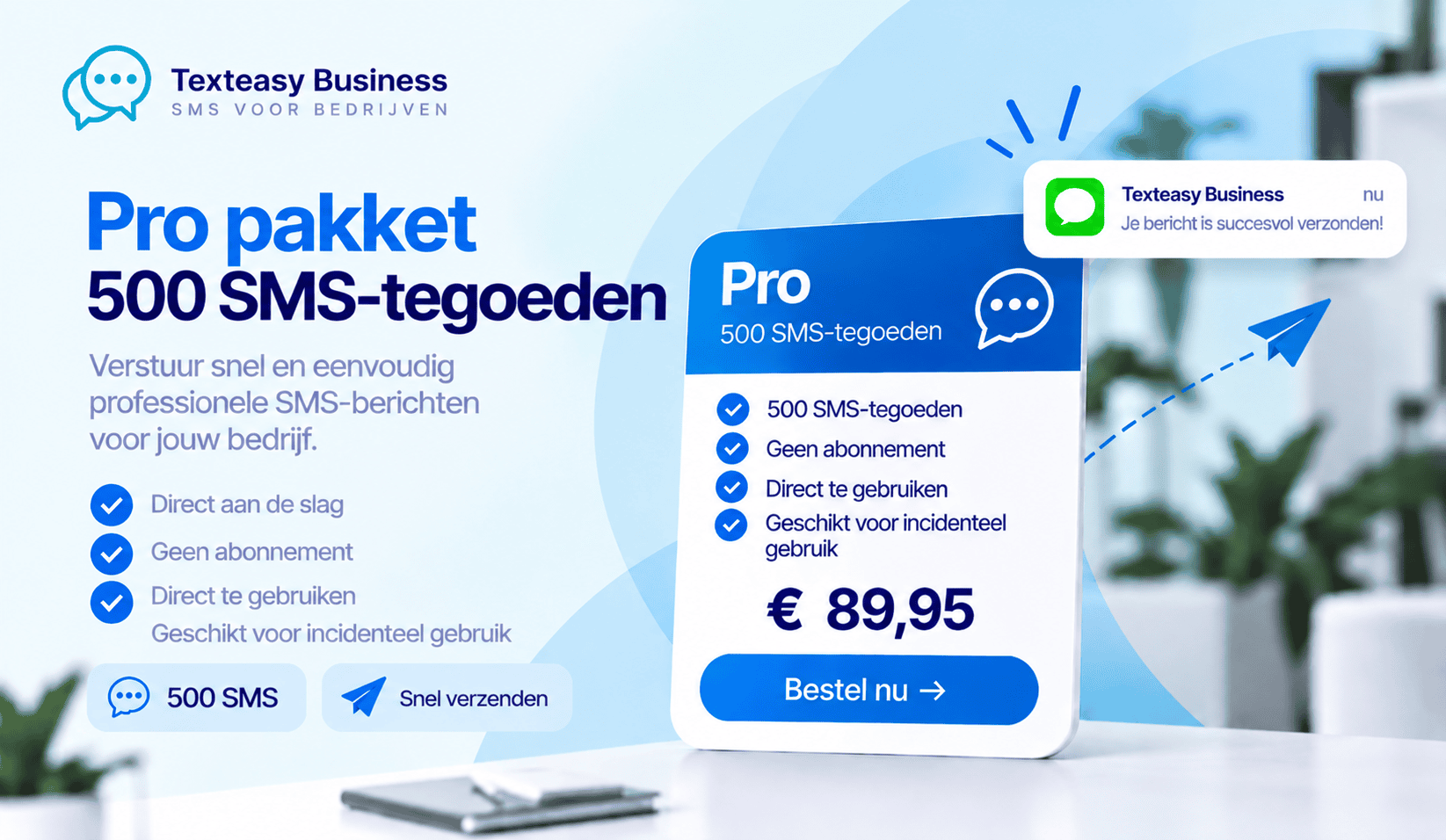 SMS-pakket Pro - 500 SMS