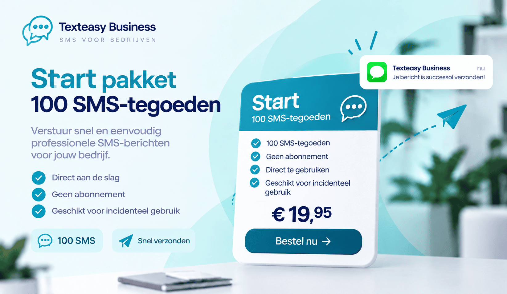 SMS-pakket Start - 100 SMS